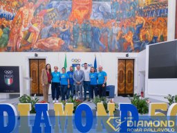 Premiazione CONI 50 anni ASD Diamond Roma Pallavolo
